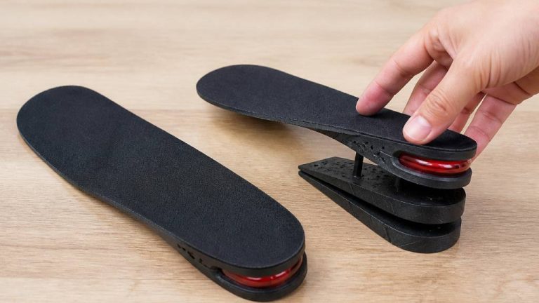 Adjustable height increase insoles for everyday height boost
