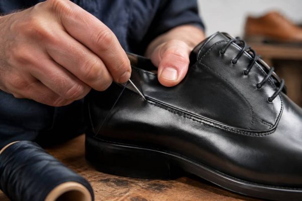 How single needle stitch enhances the quality of elevator shoes