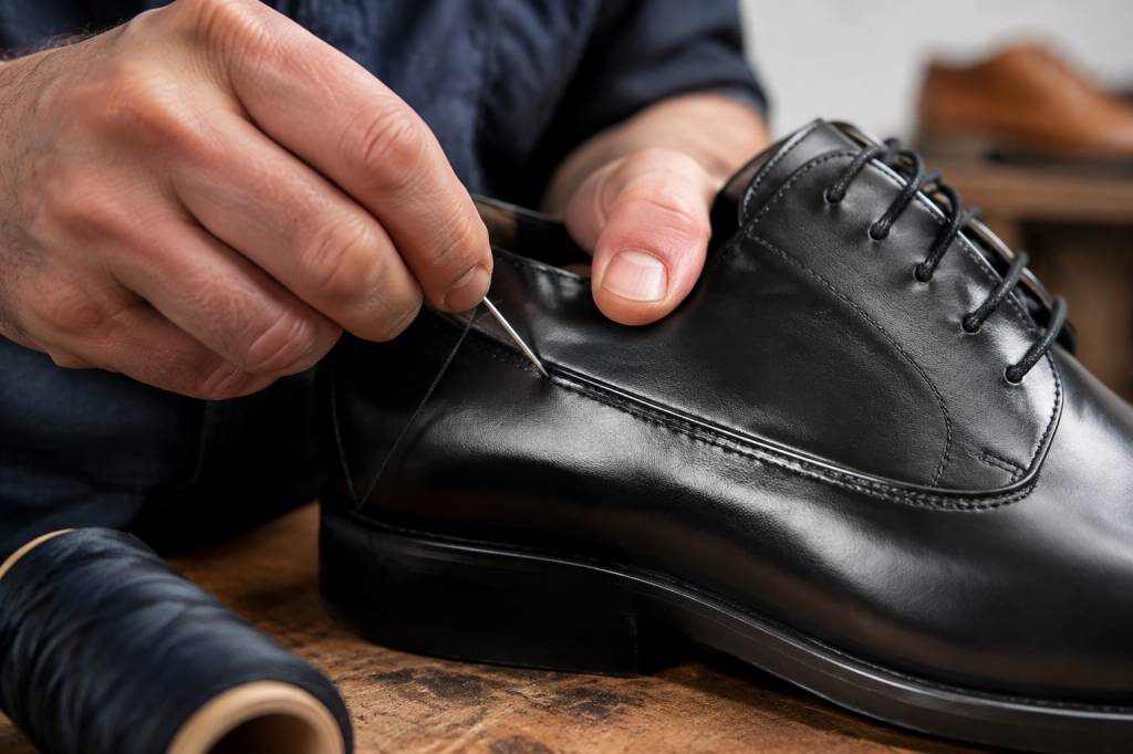 How single needle stitch enhances the quality of elevator shoes