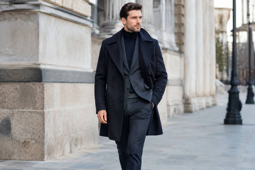 Peacoat over blazer: how to style this classic layered look