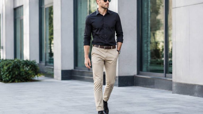 Black shoes with khaki pants: how to create a stylish outfit