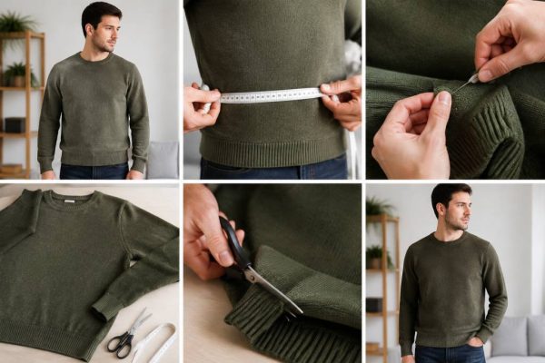 How to alter a sweater for a better fit