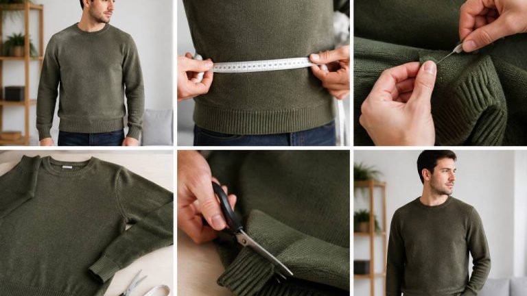 How to alter a sweater for a better fit