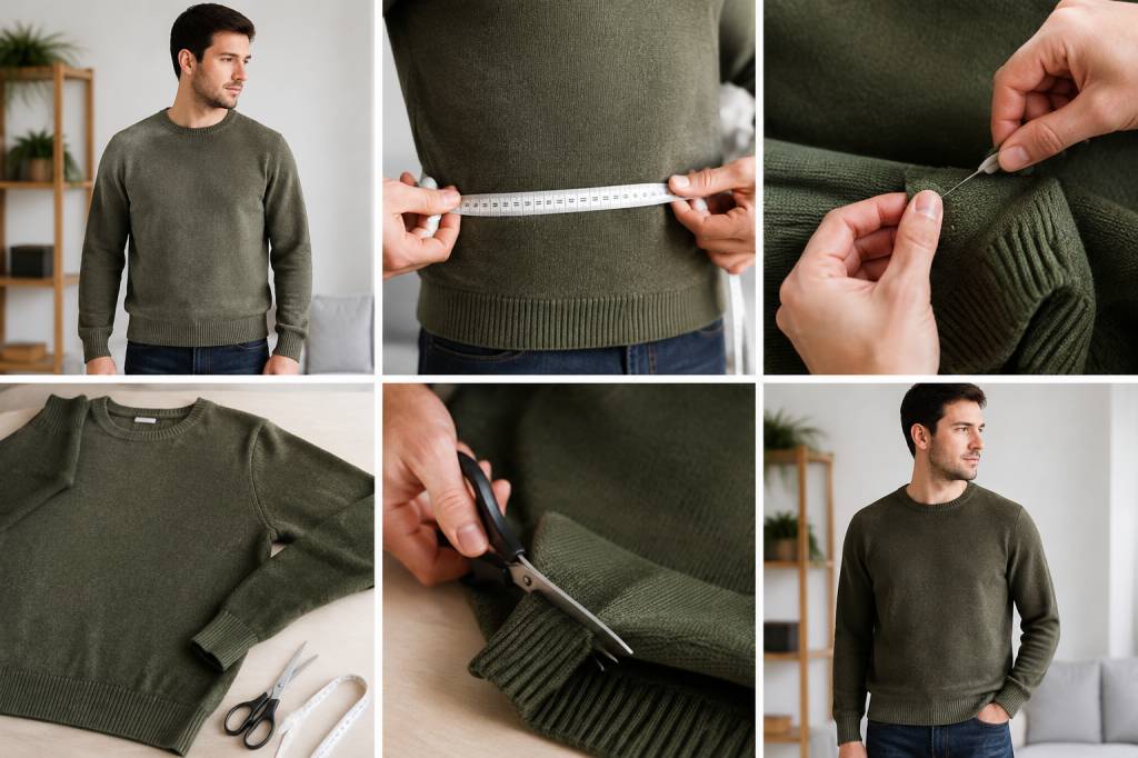 How to alter a sweater for a better fit
